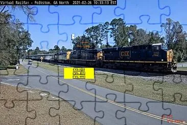 CSX OCS train passing Folkston,GA/USA