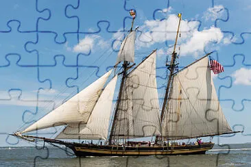 Baltimore clipper jigsaw puzzle