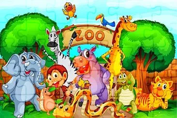 פאזל של ZOOLOGICO ANIMADO