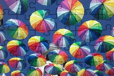 Les parapluies de Gap jigsaw puzzle