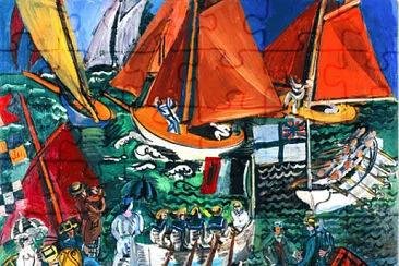 Dufy voiles orange