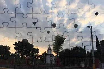 פאזל של Iglesia San Francisco de Asís, Teotihuacan, Méx.