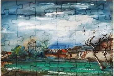 Vlaminck fleuve vert jigsaw puzzle