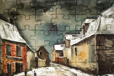 Vlaminck neige jigsaw puzzle