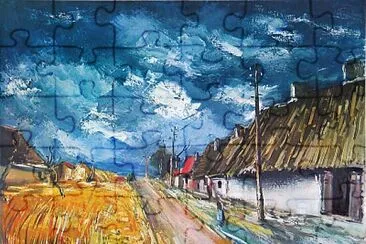 Vlaminck campagne jigsaw puzzle