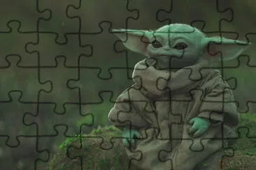 baby yoda to turn on his powers jigsaw puzzle