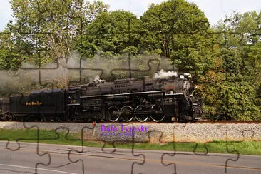 Nickle Plate #765 steam pulling scenic train Cuyahoga Valley National