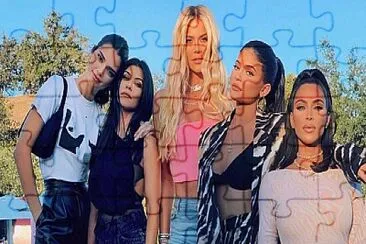 karjenner sisters jigsaw puzzle