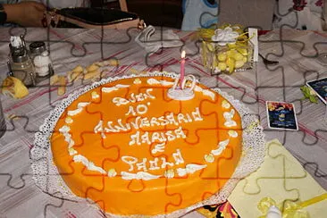 פאזל של orange cake