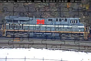 NS-8025  "Monongahalia " hu in the snow