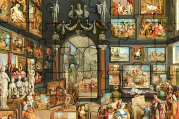 galerie d 'art sous l 'ancien régime jigsaw puzzle