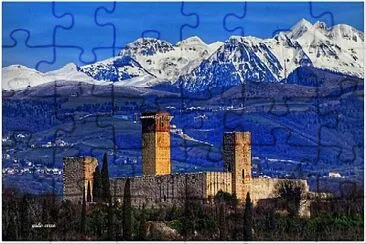 veronaCastello di Montorio e cima Carega jigsaw puzzle