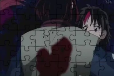 riku queda herido por proteger a towa hanyo no yashahime jigsaw puzzle