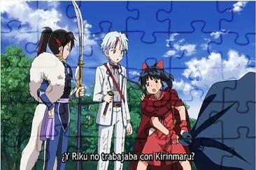 פאזל של moroha dice que riku trabaja con kirinmaru hanyo no yashahime