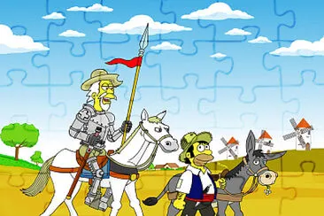 DON QUIJOTA Y SANCHO PANZA jigsaw puzzle