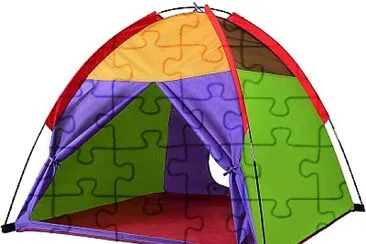 Tent jigsaw puzzle