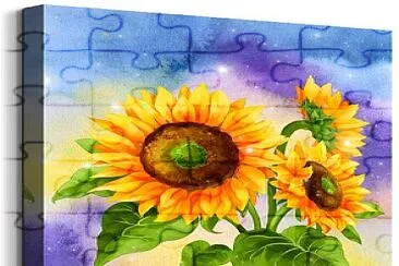 Sunflower jigsaw puzzle