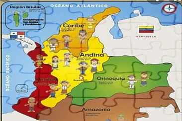 Regiones de Colombia jigsaw puzzle