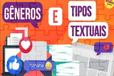 פאזל של Gênero e Tipos Textuais