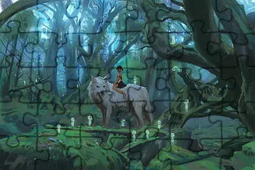 Mononoke Hime jigsaw puzzle