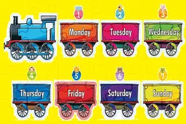 Days of the week jigsaw puzzle