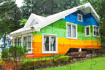 Beautiful color house