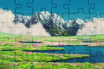 Howl 's flowers jigsaw puzzle