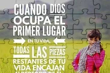 DIOS PRIMER LUGAR