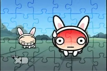 pucca coneja persigue a garu conejo pucca jigsaw puzzle