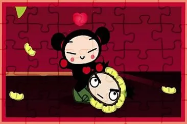 pucca prueba su suerte en el amor con garu pucca jigsaw puzzle