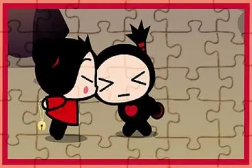 pucca besa a garu gracias a una campana pucca jigsaw puzzle