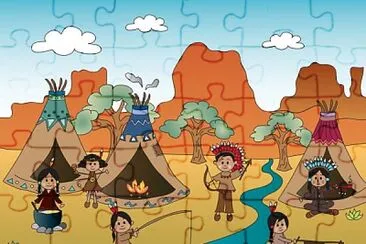 INDIOS ANIMADOS jigsaw puzzle