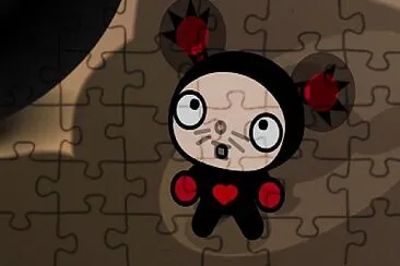 פאזל של mio piensa que garu es un raton pucca