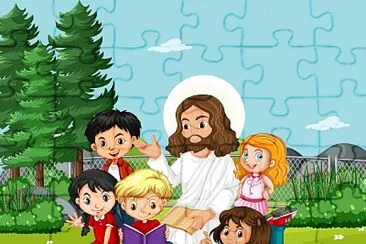 פאזל של JESUS CON NIÑOS