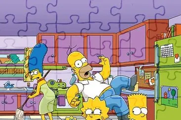 Simpsons jigsaw puzzle