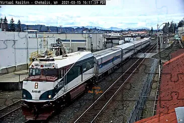 פאזל של Amtrak engine #-90251 at Chehalis,WA/USA