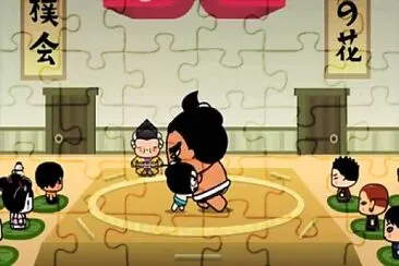 פאזל של garu hace fuerza contra otra persona pucca