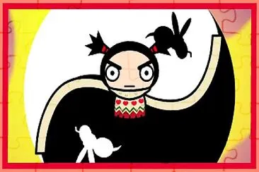 garu se convierte en un ninja con lana pucca