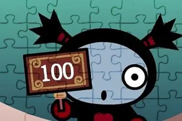 פאזל של garu le da un 100 a pucca pucca