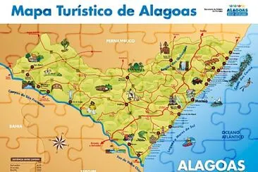 Mapa de Alagoas jigsaw puzzle