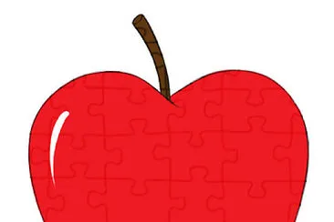 פאזל של apple