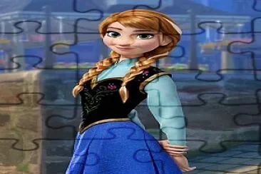 quebra cabeça da anna do frozen jigsaw puzzle