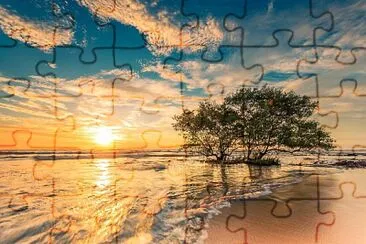 sunset jigsaw puzzle