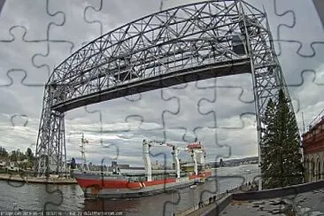 A puzzle compilation of Great Lakes vessels as they are seen at various ports.