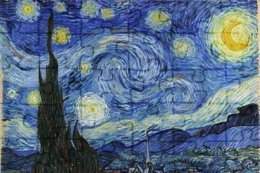 Obra de Arte Noite estrelada