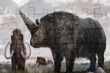 ANIMALES EXTINTOS jigsaw puzzle