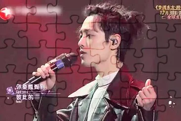 Chinese actor  Xiao Zhan jigsaw puzzle