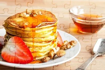 פאזל של pancakes delicious