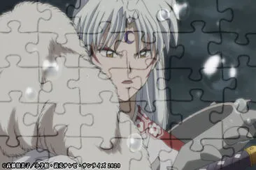 פאזל של sesshomaru le piensa a dar a towa colmillo sagrado hanyo no yashahime