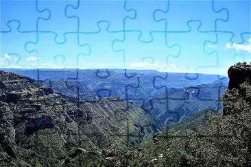 Barrancas del Cobre, México. jigsaw puzzle